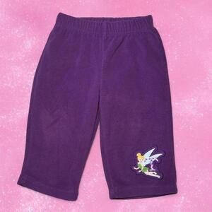 Purple Disney Tinkerbell Fleece Pants
